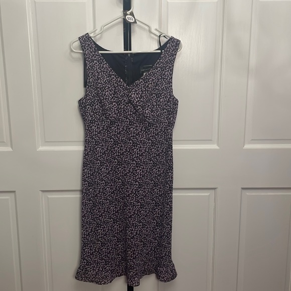 Connectedapparel - Purple and black formfitting dress - Picture 1 of 3